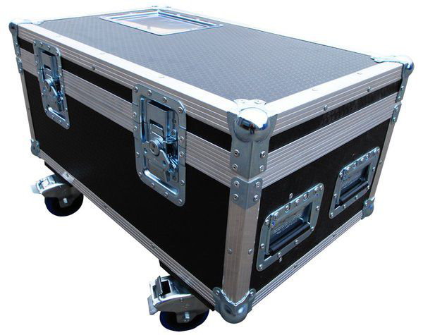 American DJ Mega Par Profile Slim LED  6 Way Par Can Flight Case